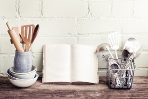 Boek in keuken