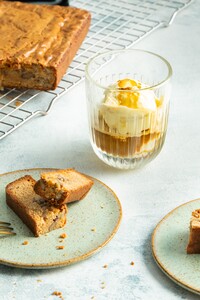 Blondies met affogato
