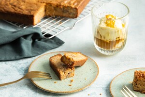 Blondies met affogato