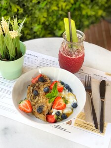 Ovengebakken havermout met fruit