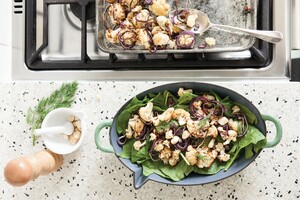 Geroosterde bloemkoolsalade