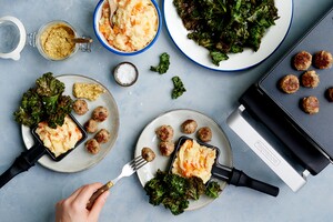 Hollandse gehaktballen met boerenkoolchips 