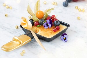 Gourmet creme brulee