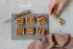 Gepofte granen squares