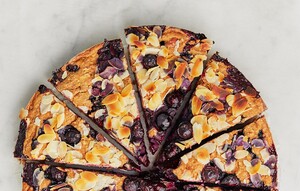 Ontbijttaart met blauwe bessen