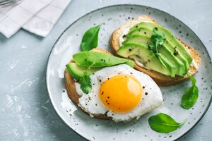 Avocado ei toast