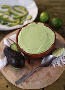 Avocado-ijs verticaal