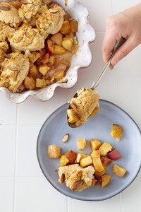 Glutenvrije Appel-Perzik Cobbler