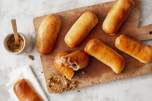 Vegetarische saucijzenbroodjes