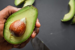 halve avocado