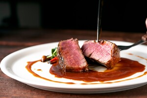 Biefstuk met saus