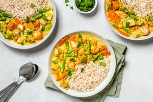 Thaise gele curry met rijst