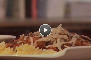 Vegetarische pastasaus