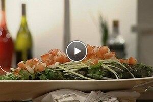 Gestoomde Forel met Hawaiiaanse Pesto