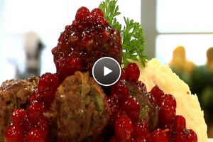 Zweedse gehaktballetjes met aalbessensaus