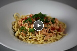 Spaghetti al salmone