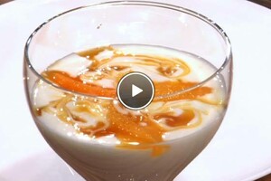 Sinaasappel gemberyoghurt