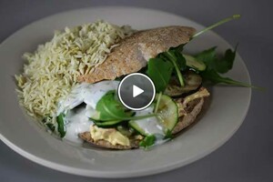 Pita’s gevuld met groente