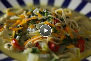 Pikante Thaise kippensoep