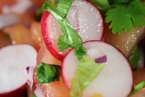 Salade tomaat en radijs