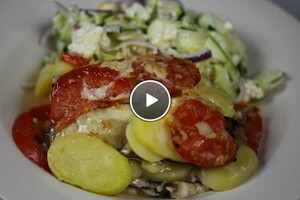 Vegetarische moussaka
