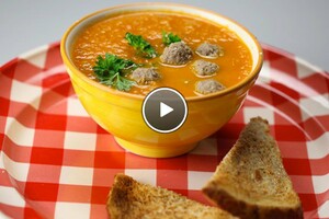 Tomatensoep met ballen
