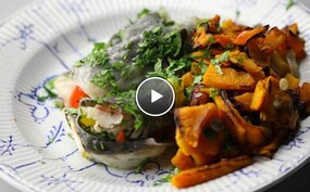 Garnalen springrolls & pompoenmanie