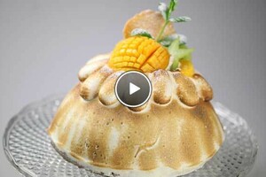 Tropische schuimtaart