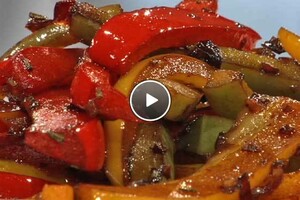 Balsamico paprika met rozemarijn