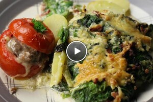 Aardappeltaart met andijvie
