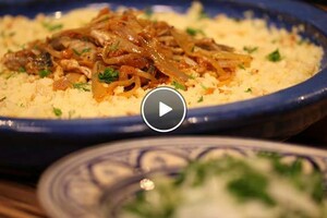 Notencouscous, zeebaars en venkelsalade