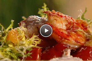 Tomaat in de hoofdrol met gamba’s