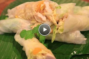 Springrolls met kip