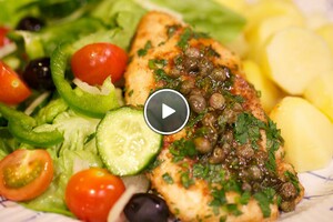 Piccata van kipfilet met citroen en kappertjes