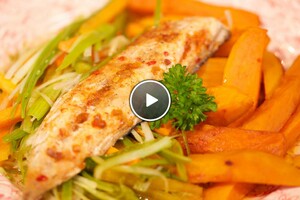 Pittige vispakketjes met zoete aardappel