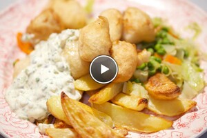 Kibbeling met Hollands groentepannetje