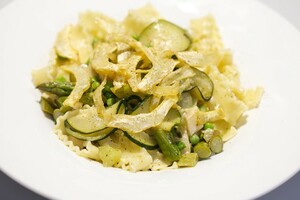 Mafaldine al verde (pasta met groene groente)