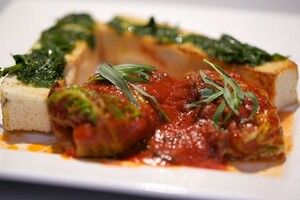 Involtini di cavolo con ricotta (savooikoolrolletjes met ricotta)