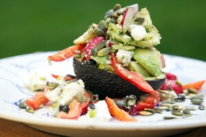 Gevulde avocado