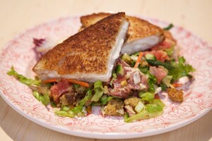 Mozzarellatosti’s met Parmahamsalade