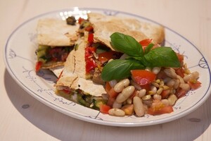 Pizzadilla’s met zoete puntpaprika’s
