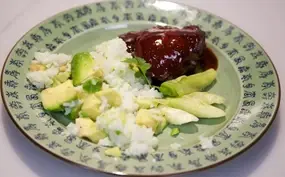 Thee-gerookte Chinese kip