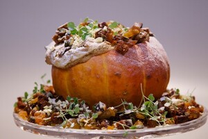 Pompoen-lepelcake