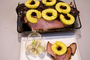Antilliaanse ham en li van ananas