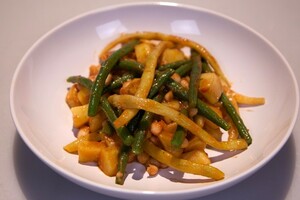 Aardappel-bonensalade