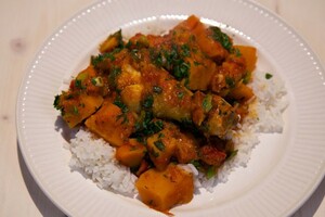 Pumpkin chili chicken