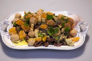 Chocolade-tagliatelle