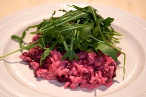 Rode bietenrisotto