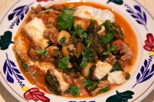 Gnocchi-ovenschotel met spinazie