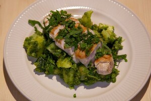 Aardappelsalade met pistachepesto